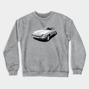 Datsun 240Z in silver Crewneck Sweatshirt